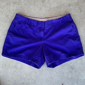J. Crew Purple Shorts (size 14)